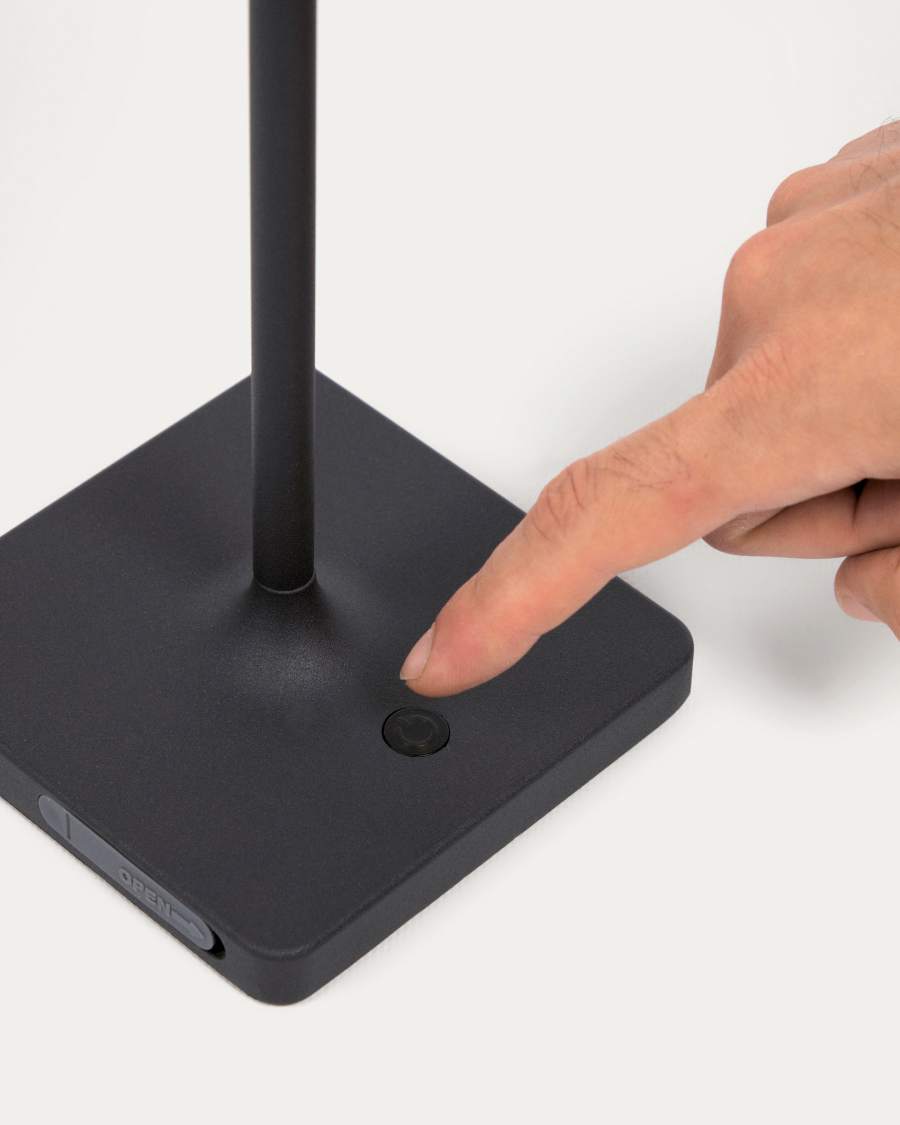 Aluney tafellamp voor buiten in zwarte afwerking