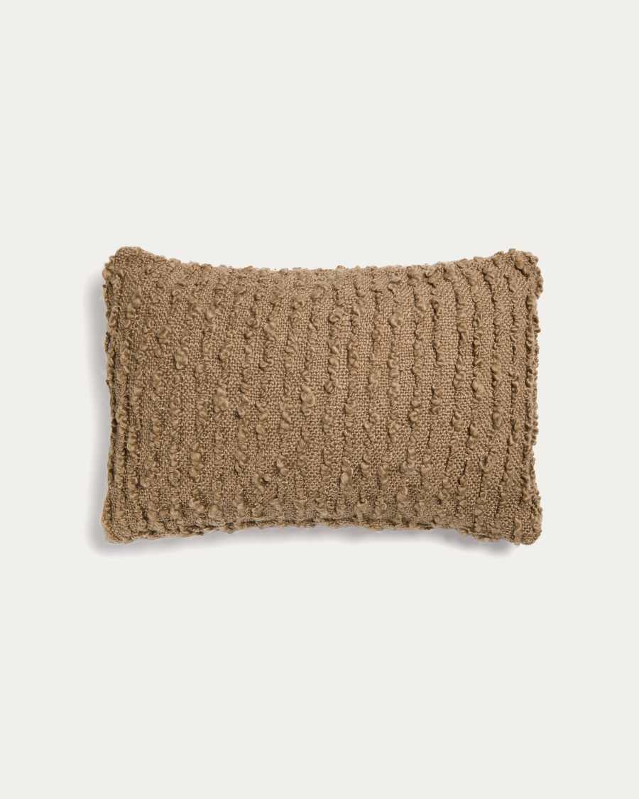 Κάλυμμα μαξιλαριού Herminia, καφέ, 30x50εκ