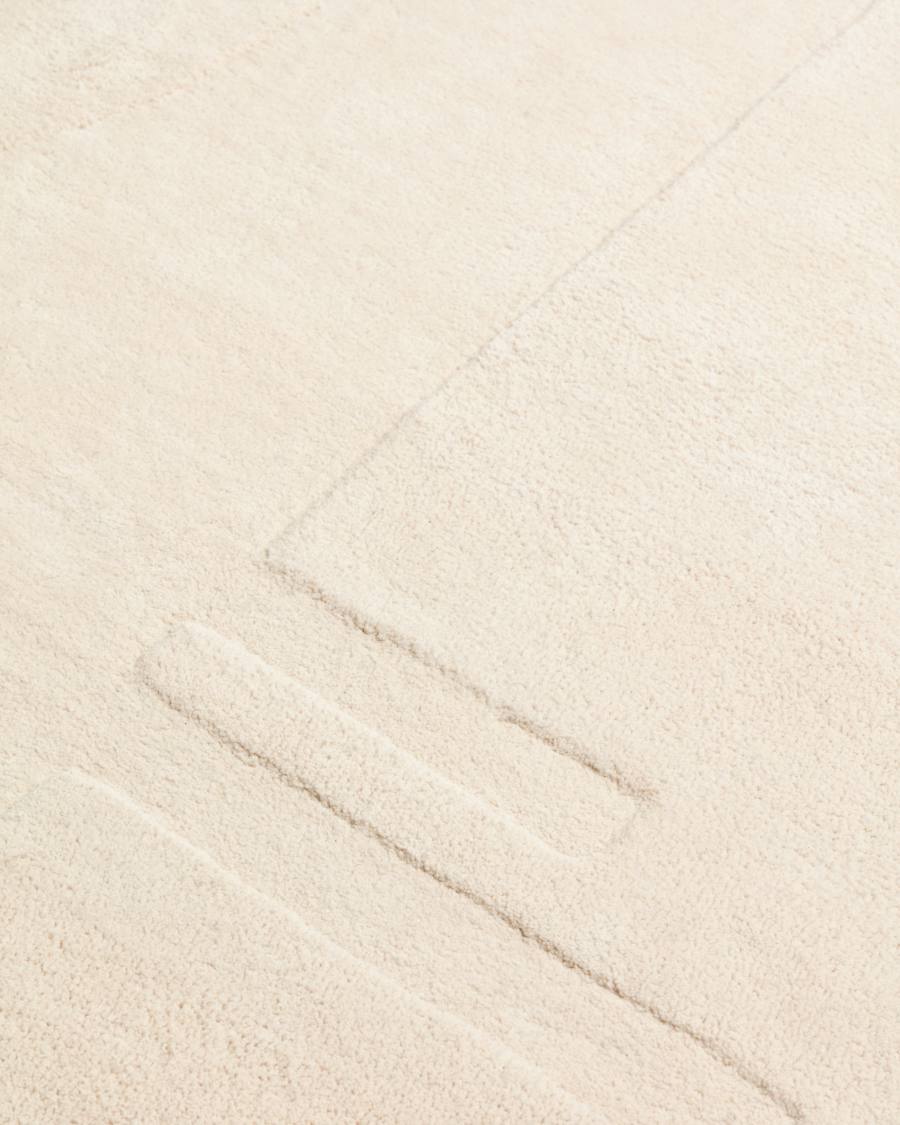 Tappeto Enriqueta 100% cotone bianco 160 x 230 cm