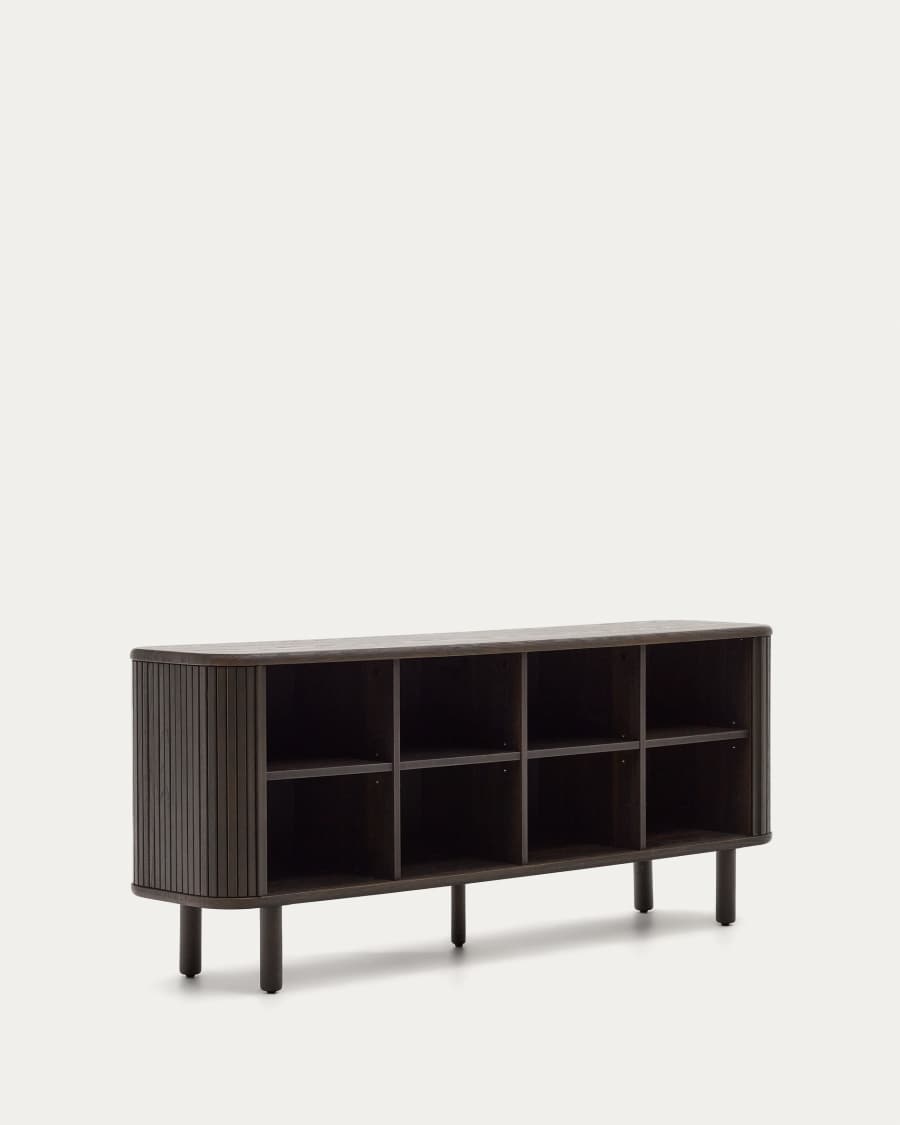 Mailen Sideboard 2 Türen aus Eschenfurnier mit dunklem Finish 180 x 75 cm