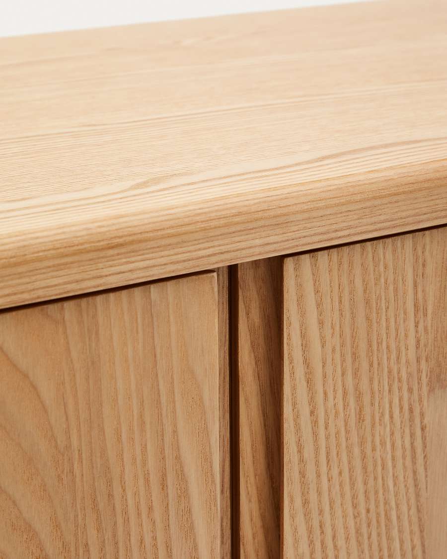 Salaya tall sideboard in  ash plywood FSC Mix Credit, 100 x 134 cm