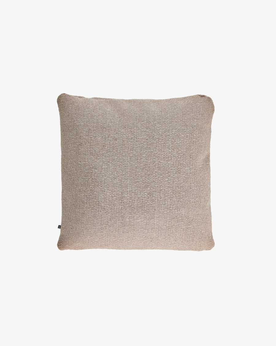 Noa cushion cover in beige, 45 x 45 cm