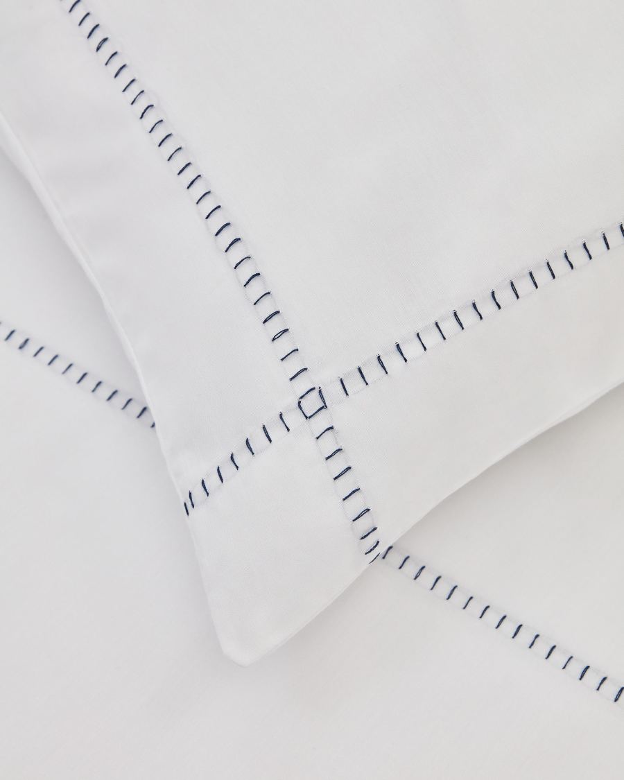 Elvia 100% cotton percale duvet cover and pillow case set, 180 thread count in white, 180 x 200cm