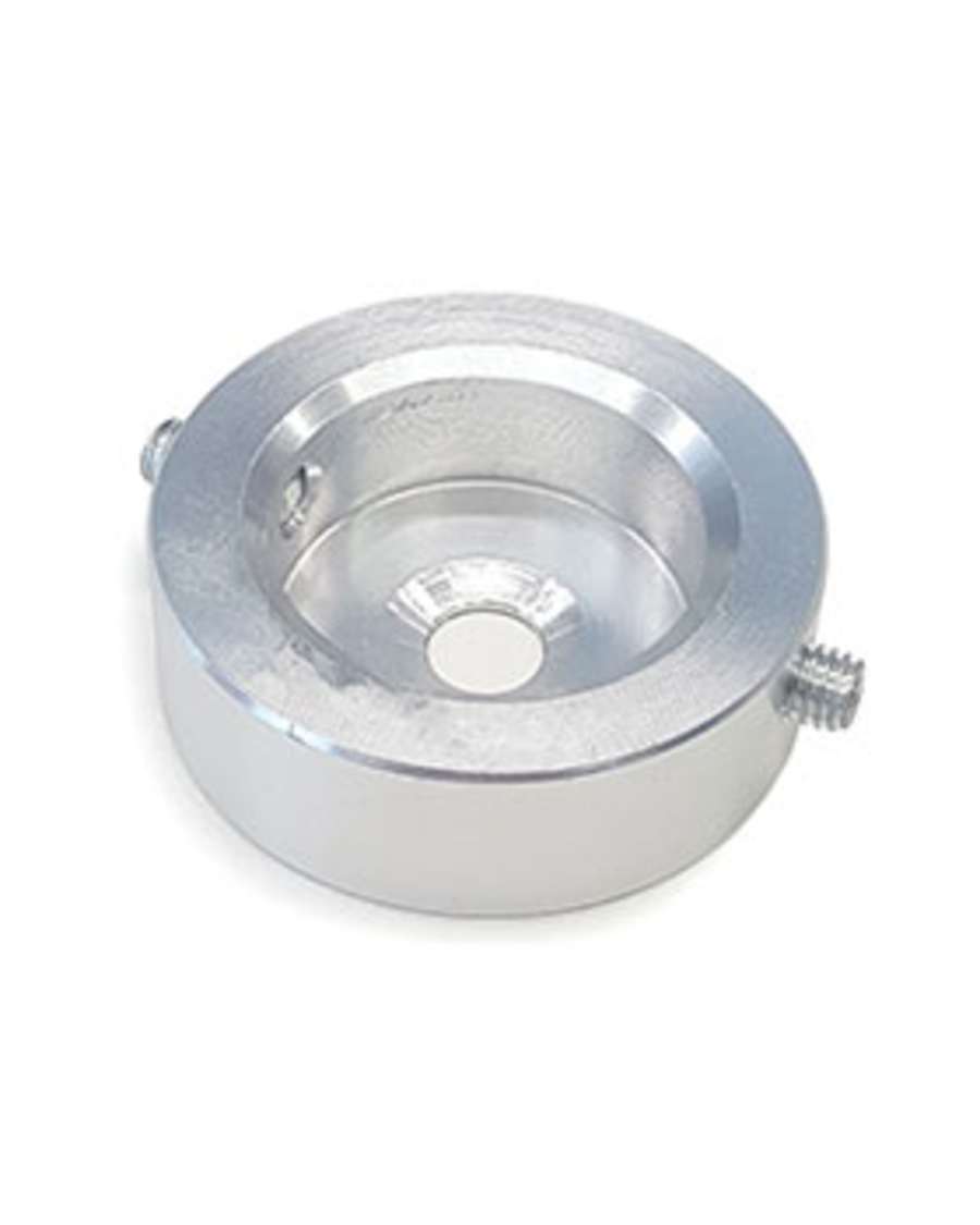 PLETINAS Set van 4 aluminium platen, 5 mm diameter, om vast te schroeven