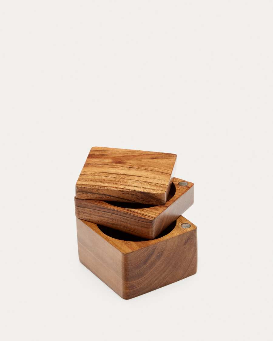 Kasia Küchengefäß aus massivem Akazienholz