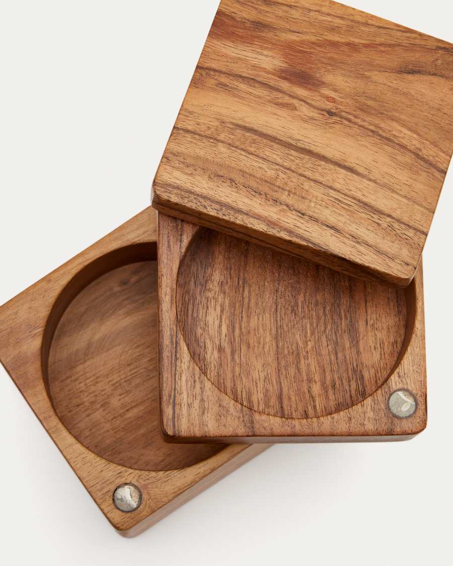 Kasia Küchengefäß aus massivem Akazienholz