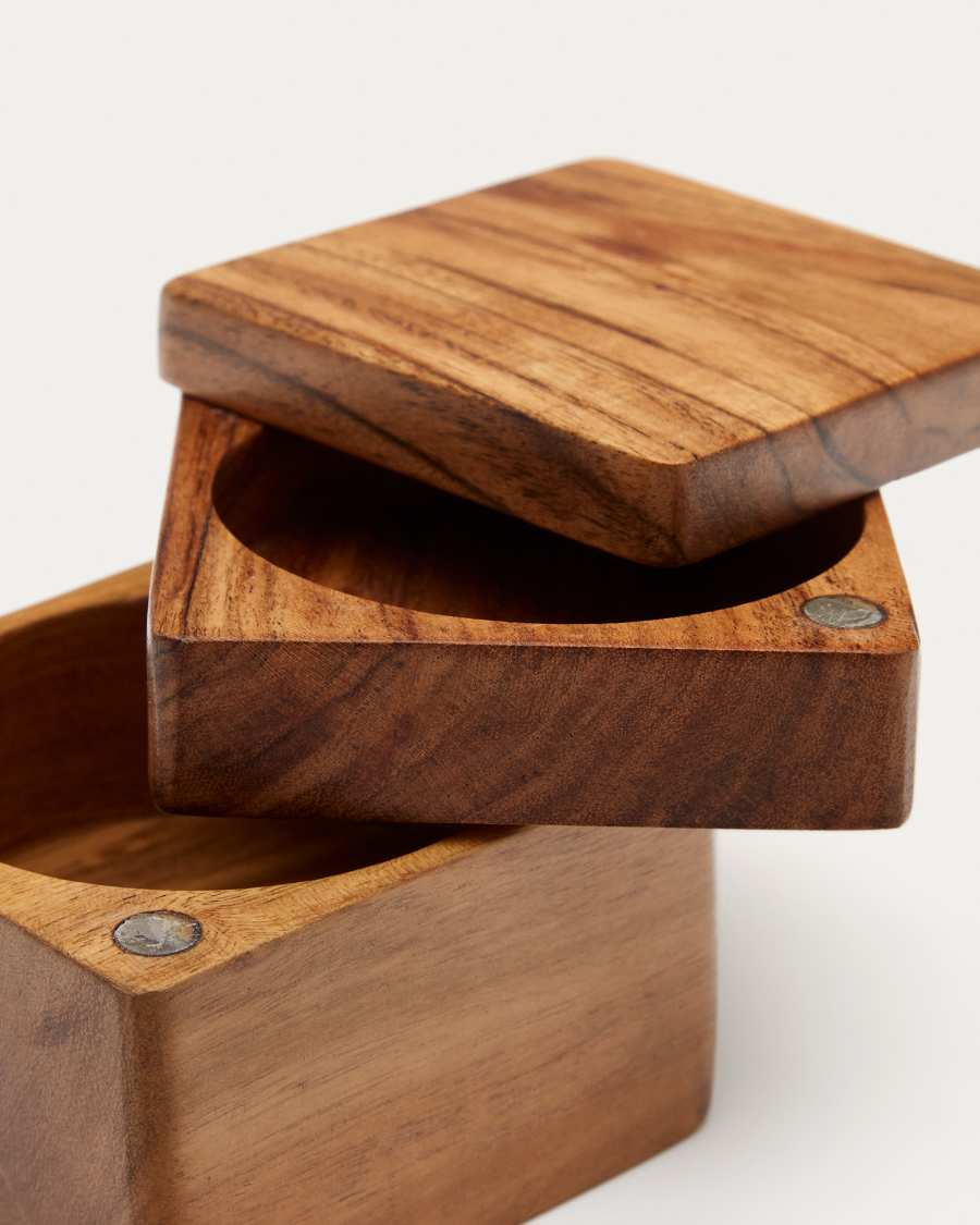 Kasia Küchengefäß aus massivem Akazienholz