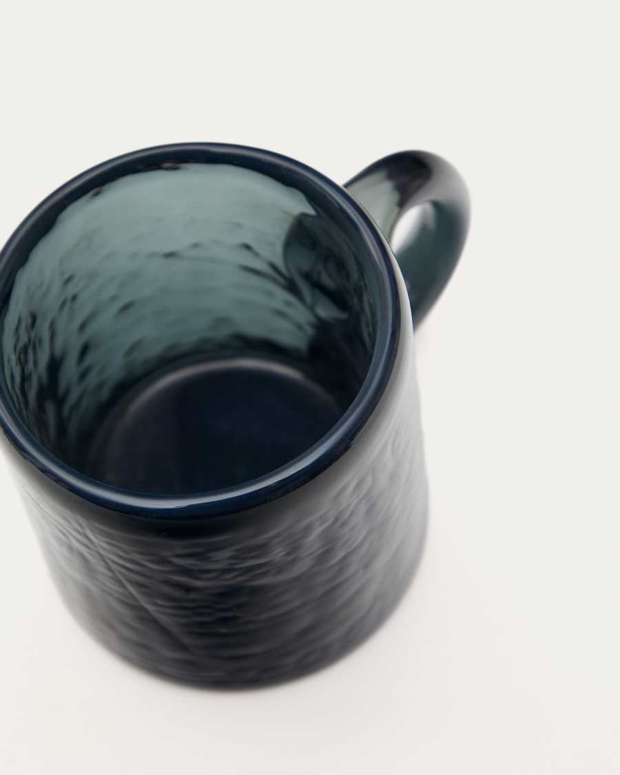 Sunera small cup made of recycled gray glass