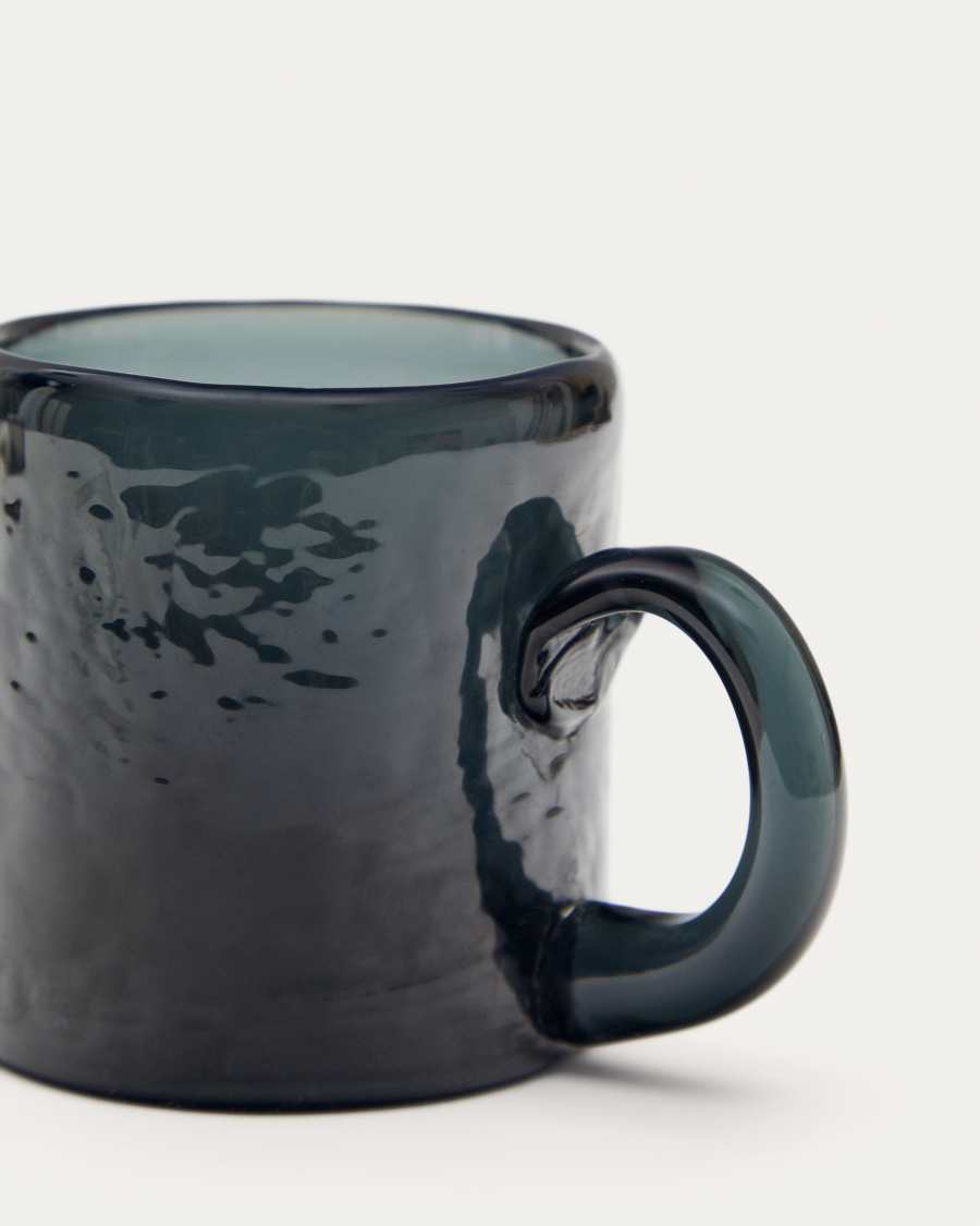 Sunera small cup made of recycled gray glass