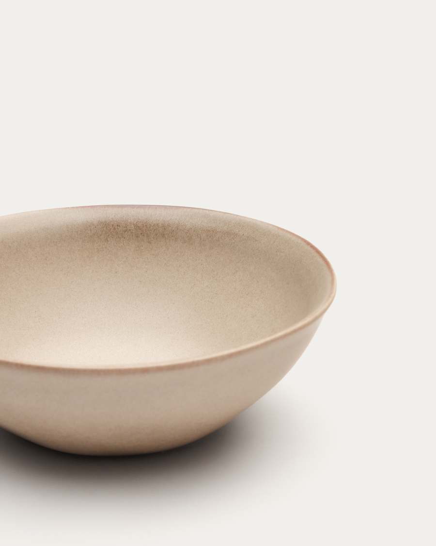 Banyoles small ceramic bowl in brown