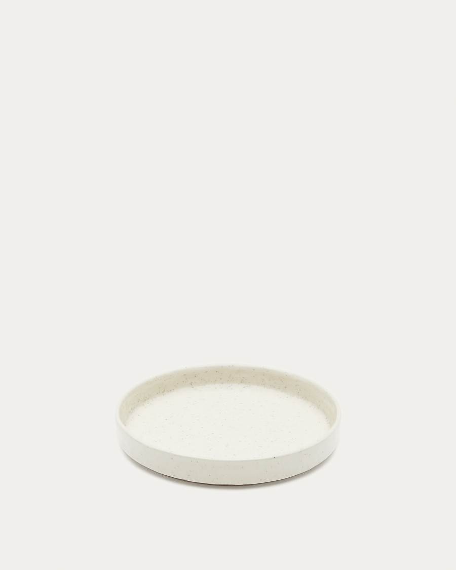 Dessertteller Setisa aus Keramik in Weiß