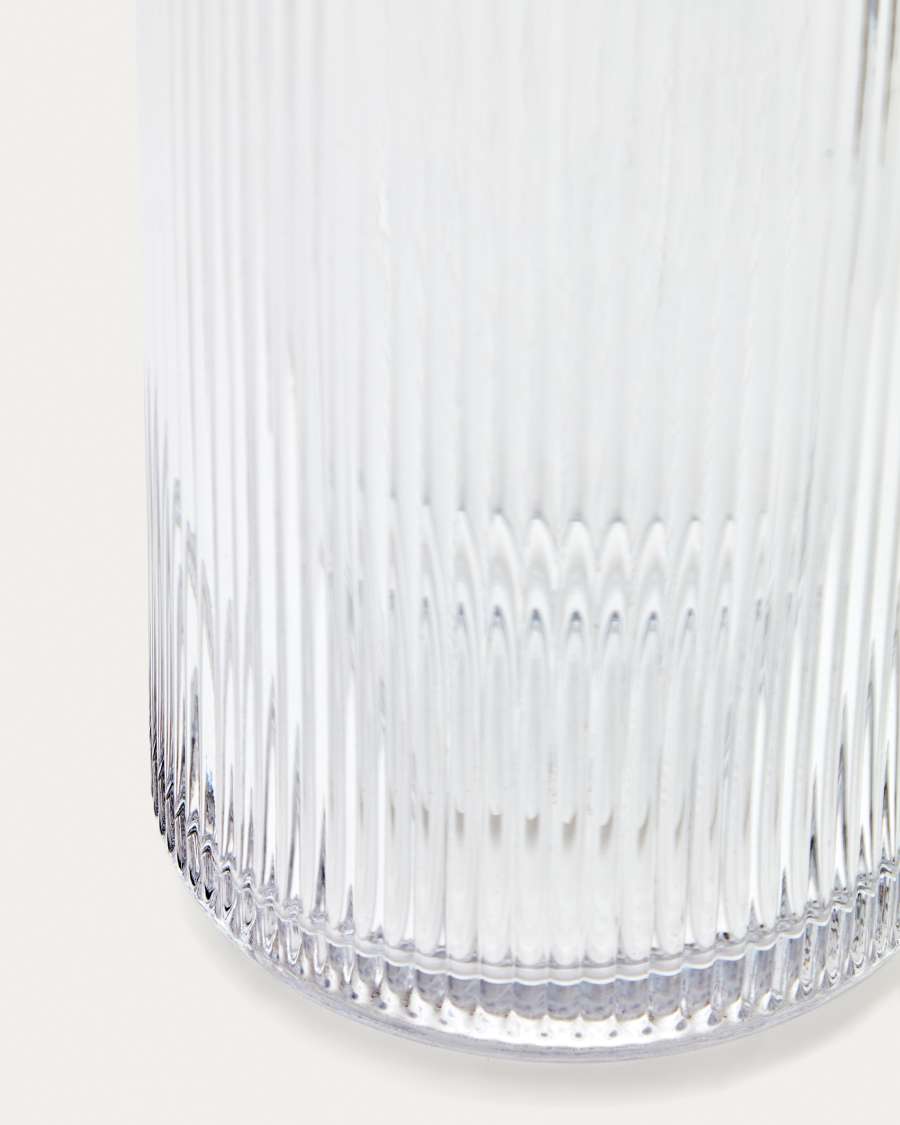 Claudia transparent glass vase 30 cm