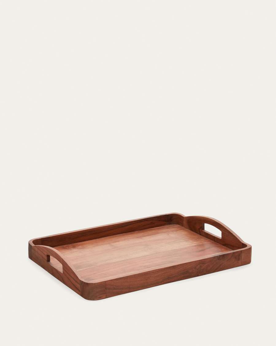 Elissa acacia wood large serving tray
