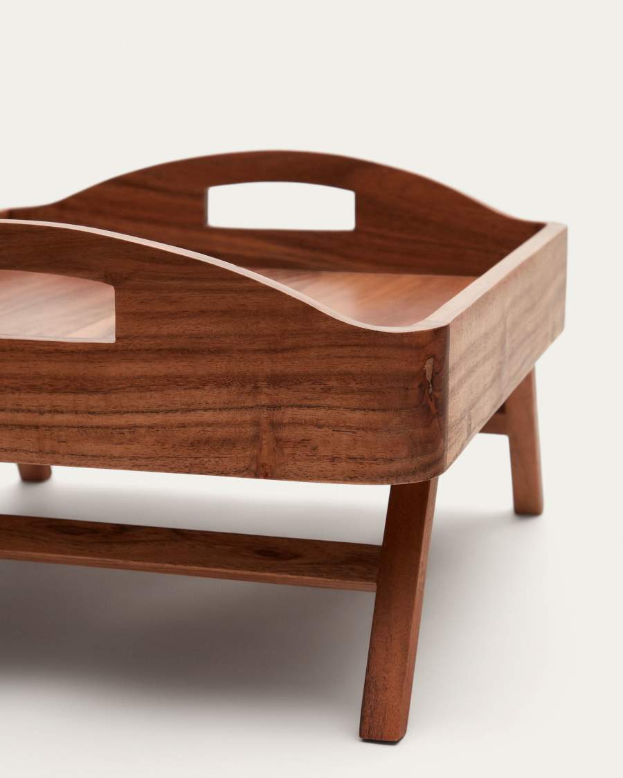 Bandeja para servir média Elissa de madeira de acácia