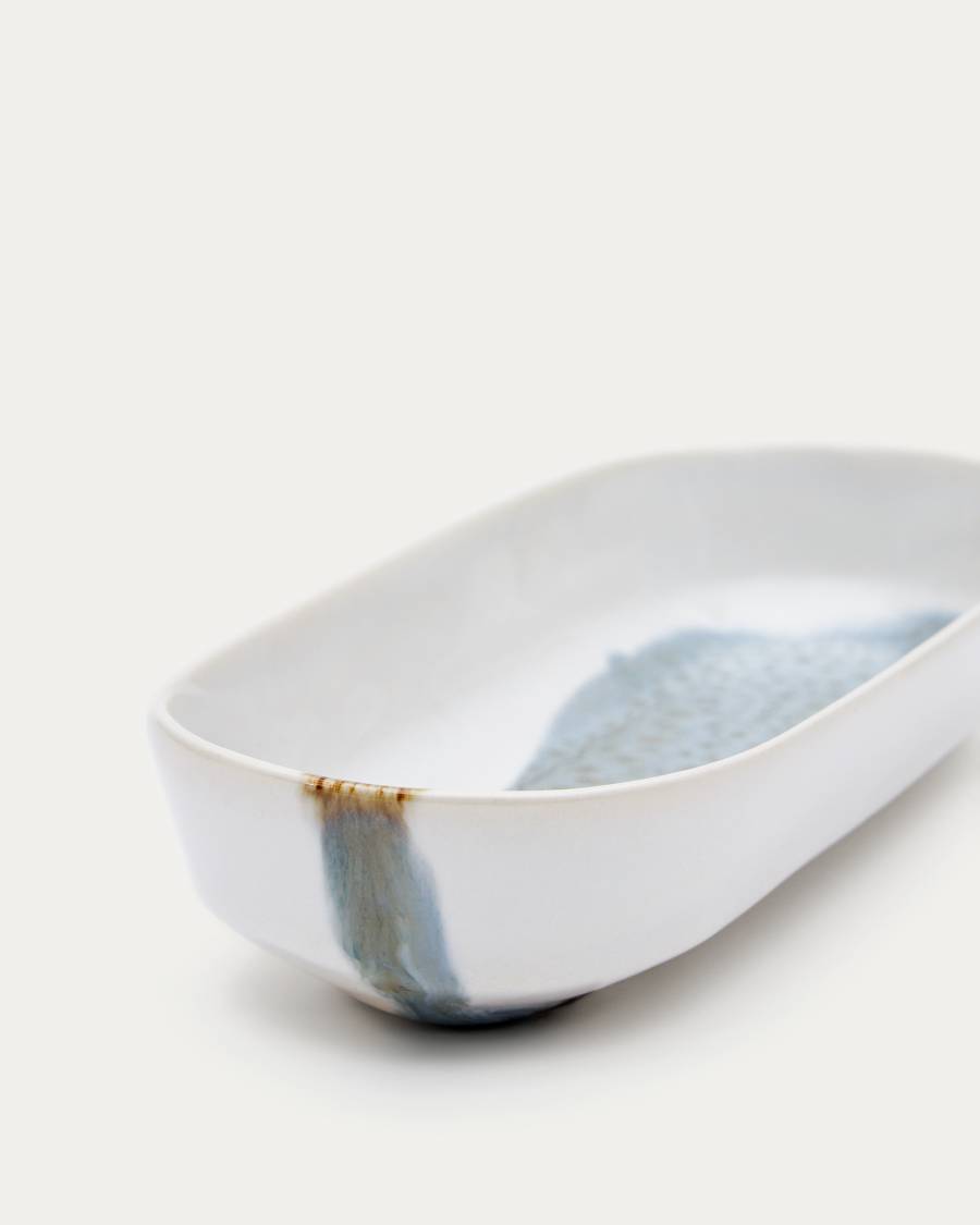 Piatto da portata piccolo Vejer in ceramica multicolore