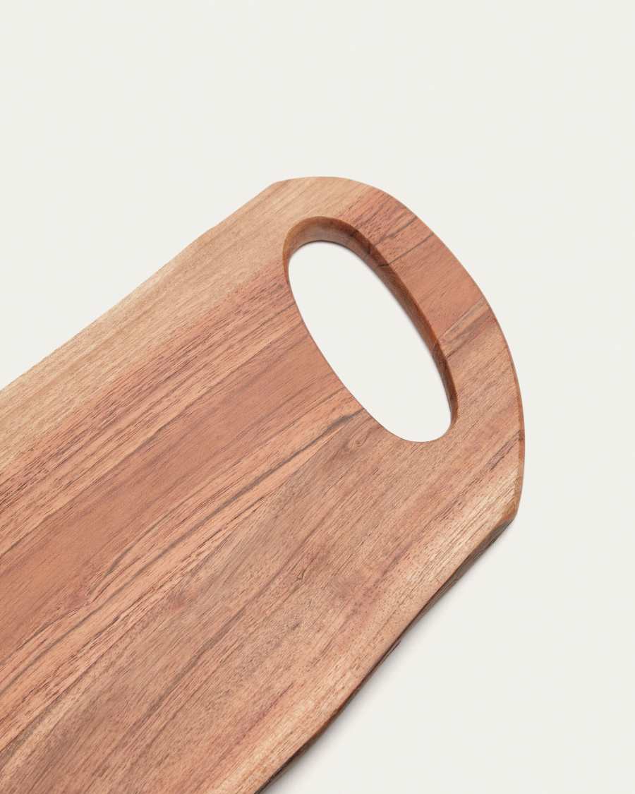 Enola small solid acacia wood serving board