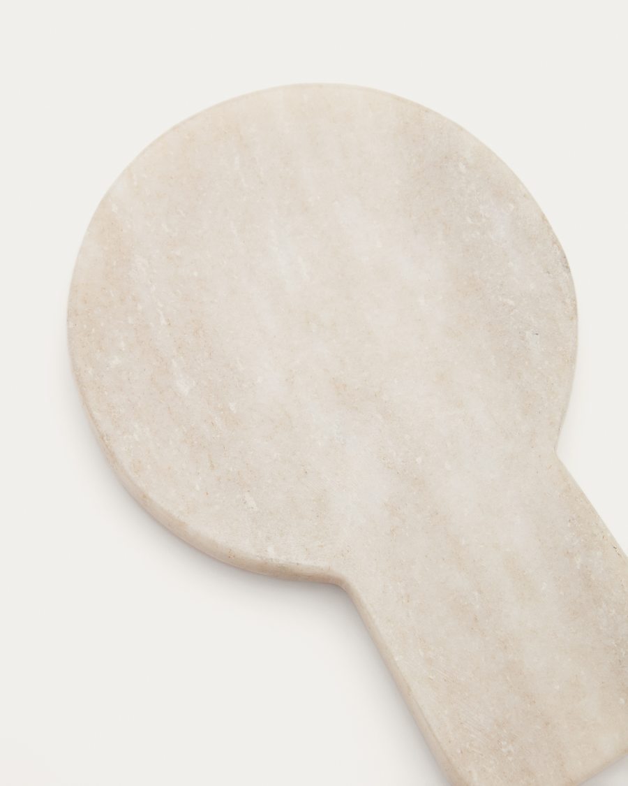 Marichie beige marble spoon rest