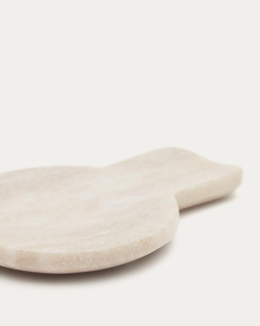 Marichie beige marble spoon rest