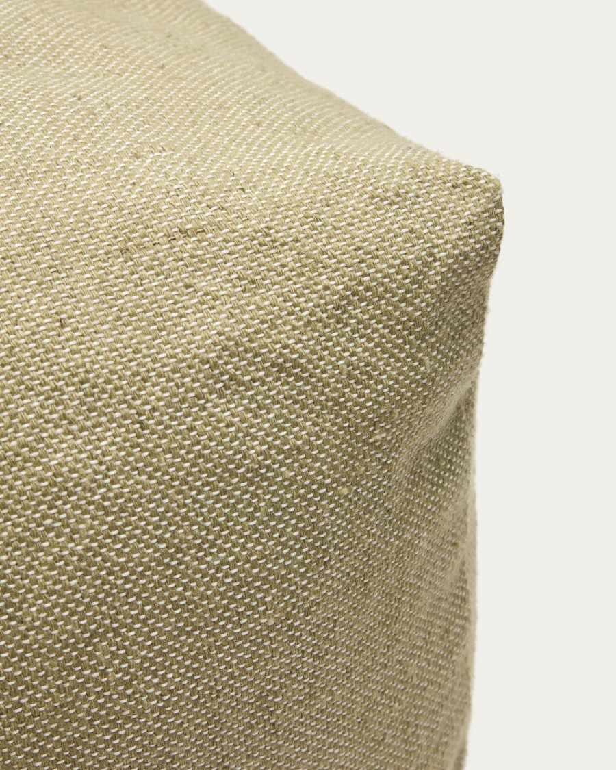 Pouf Vedell 100 % PET vert 60 x 60 cm