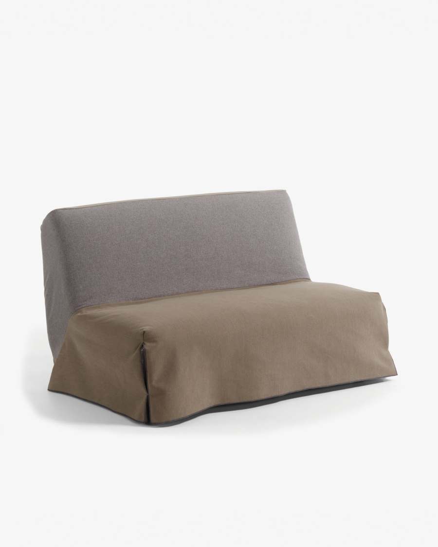 Jessa sofa bed 140 cm grey and light brown