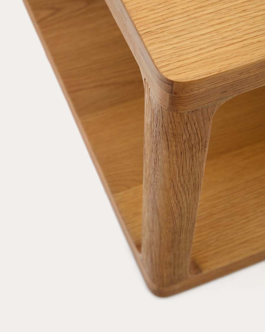 Maymai oak wood coffee table 140 x 65 cm