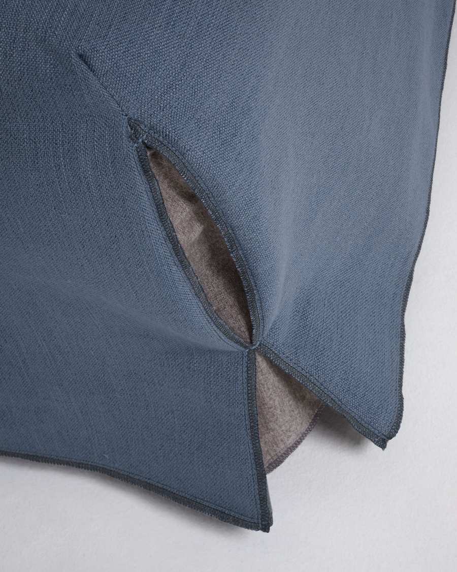 Jessa sofa bed 90 cm grey and blue