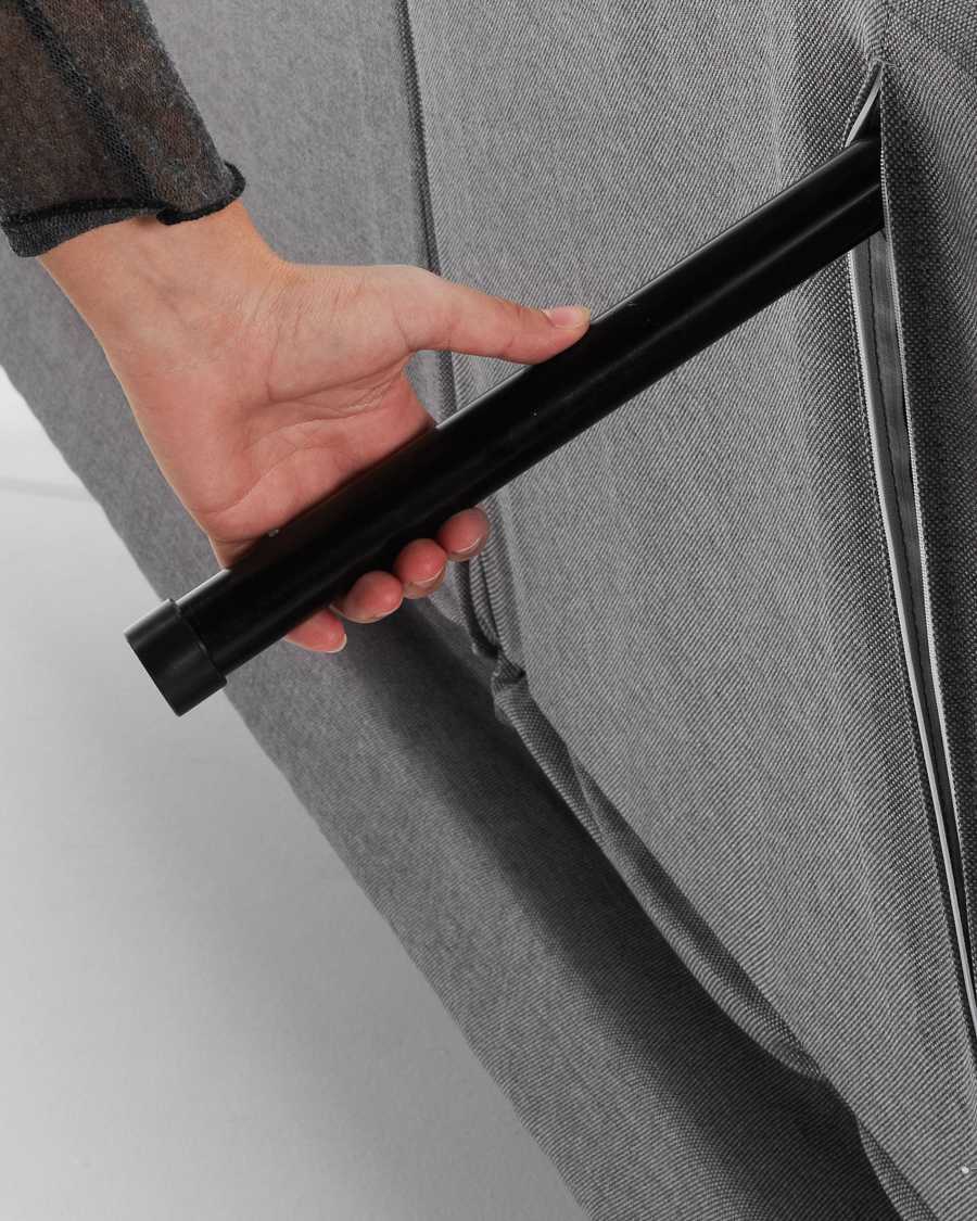 Rolf sofa bed 200 cm grey