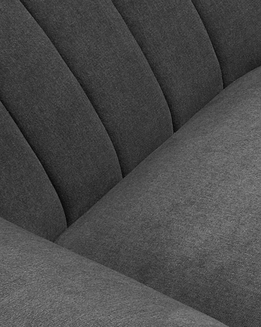 Fauteuil Obo gris foncé