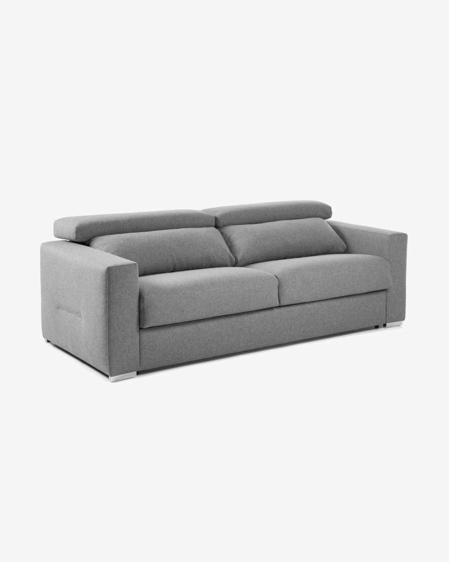 Divano letto Kant 160 cm viscoelastico grigio chiaro