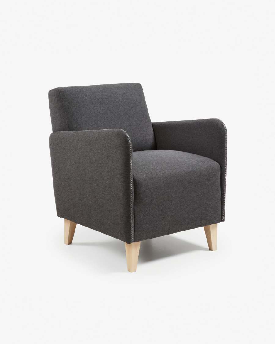 Graphite Arck armchair
