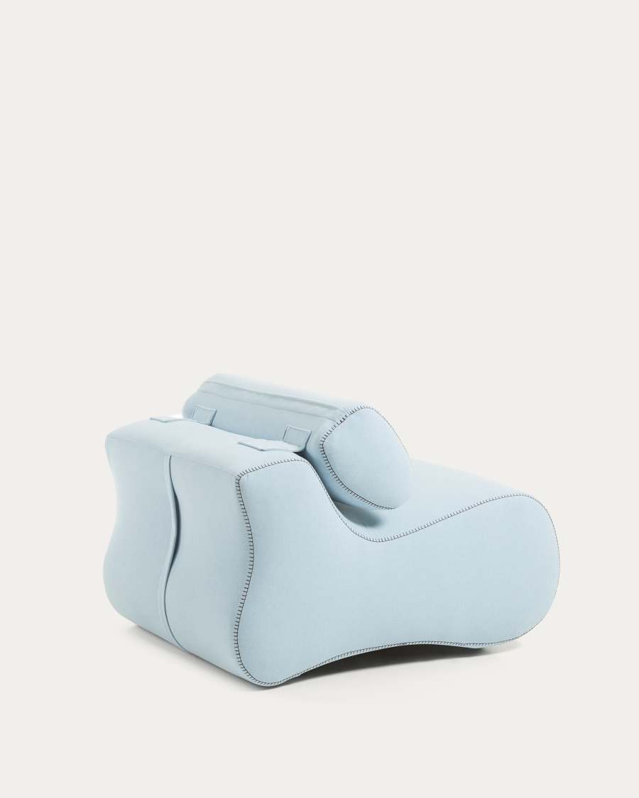 Poltrona Club azul claro