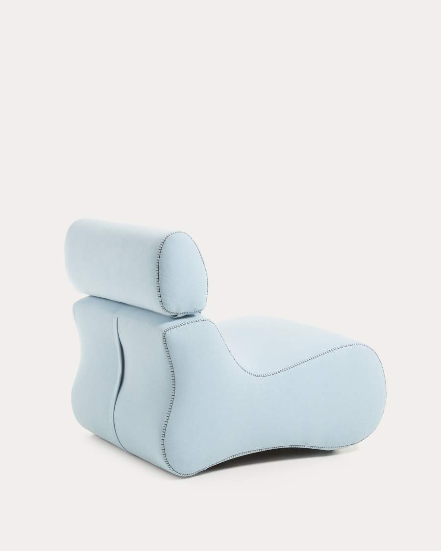 Poltrona Club azul claro