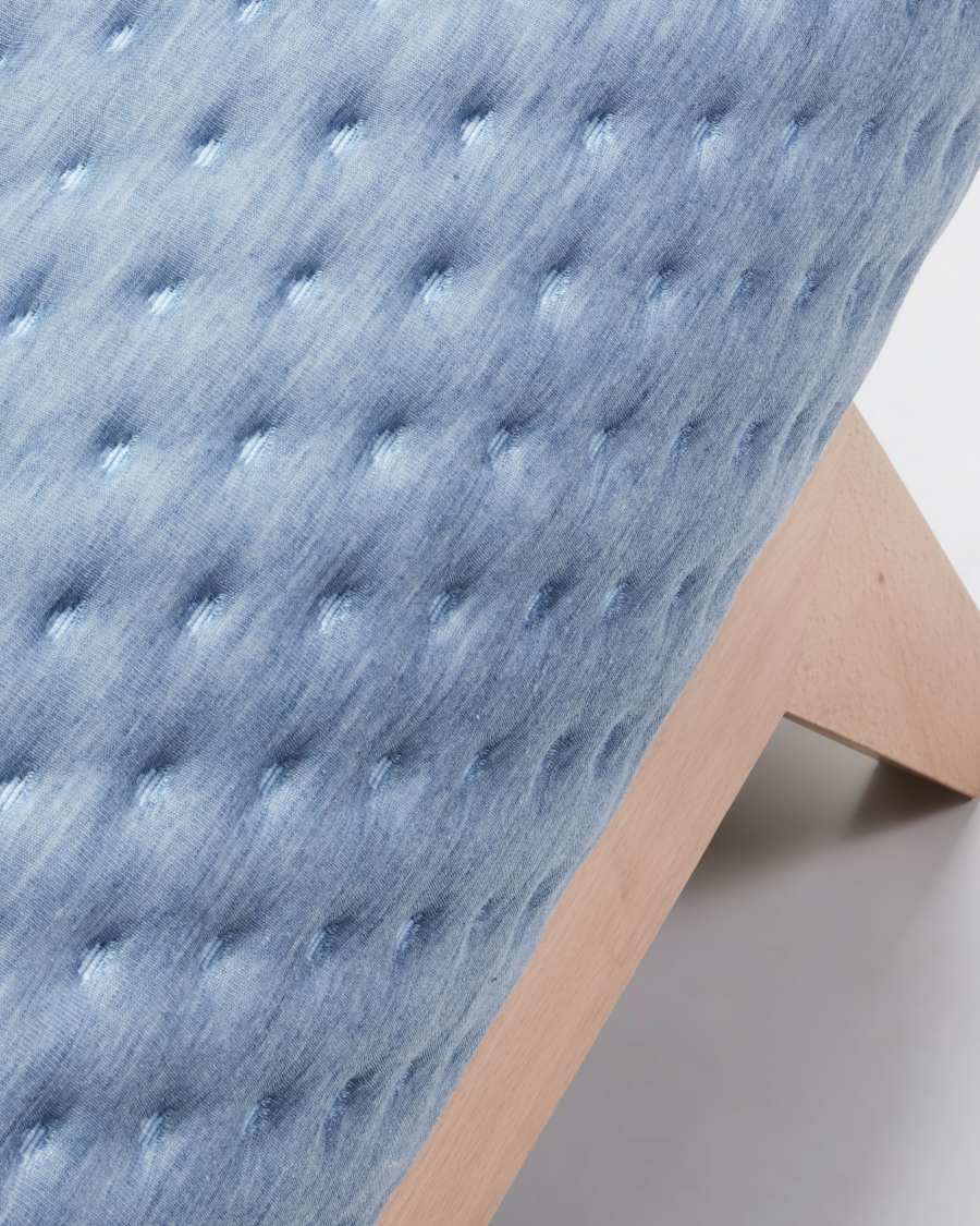 Koki sofa bed quilted, blue