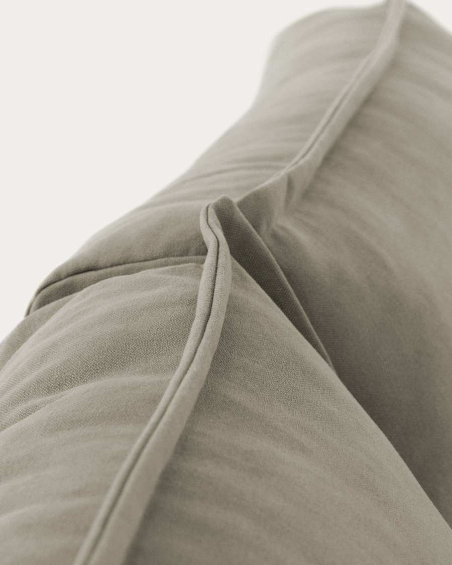 Samsa 2 seater visco sofa bed in beige, 140 cm