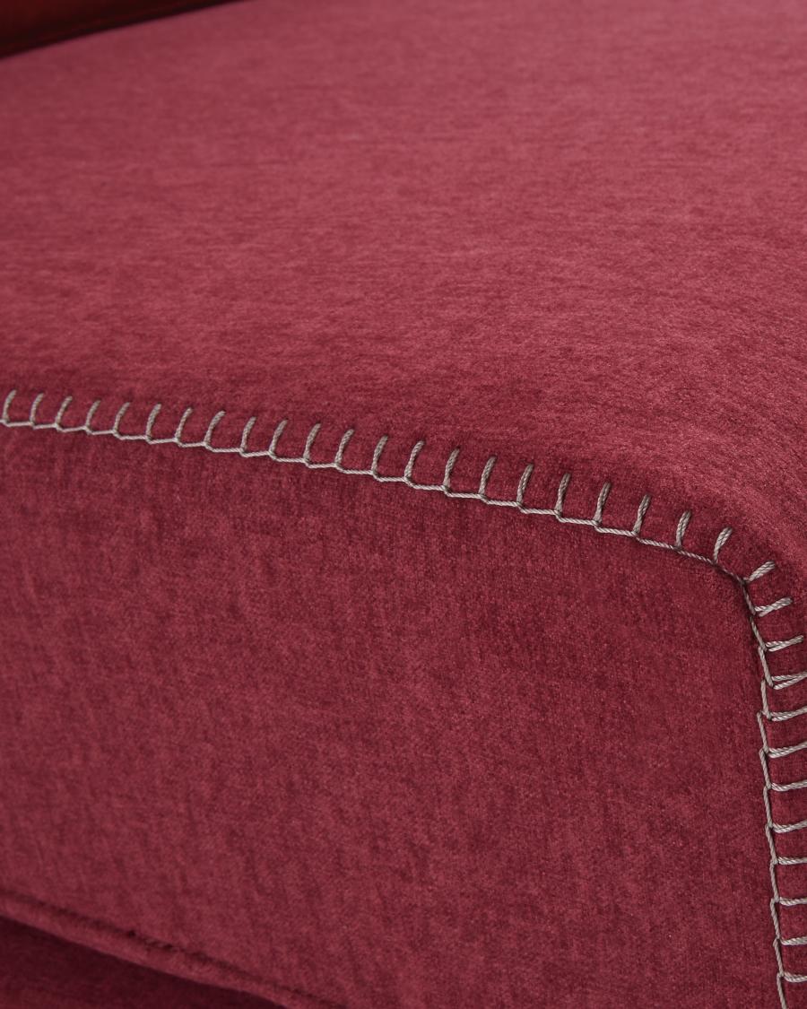 Arty pouf bed brugundy