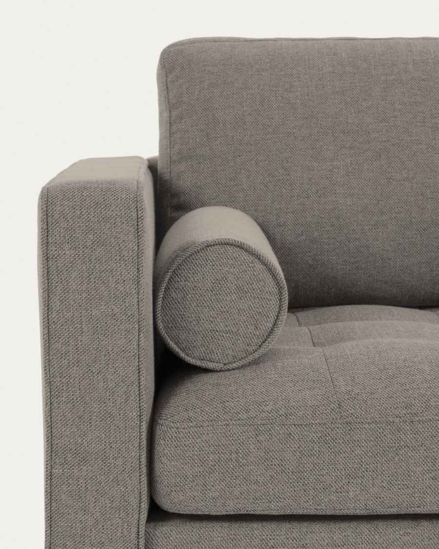 Debra 2 seater sofa in light grey, 182 cm