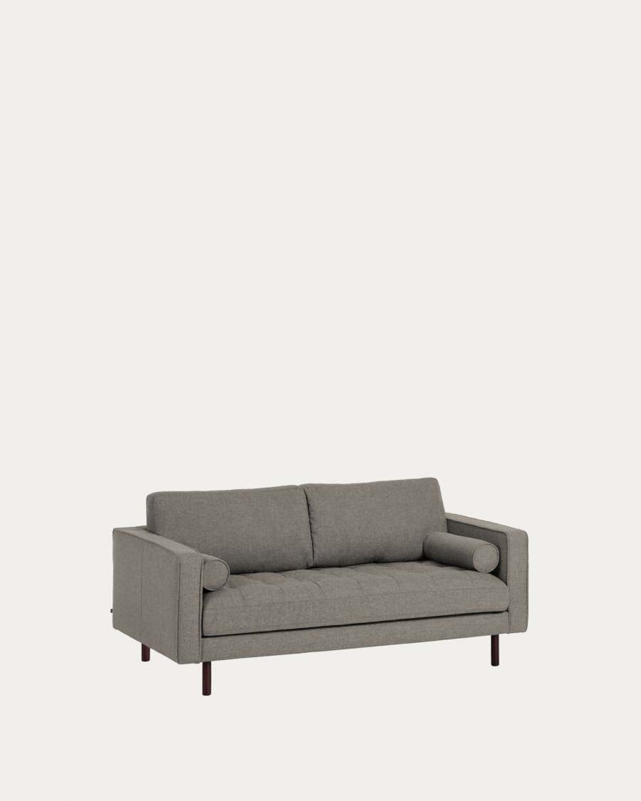 Debra 2 seater sofa in light grey, 182 cm