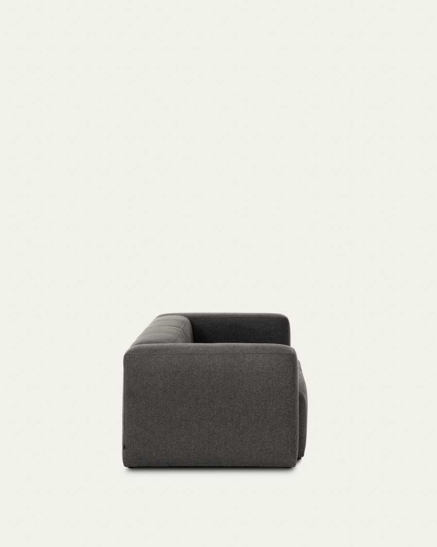 Blok 2 seater sofa in grey, 210 cm