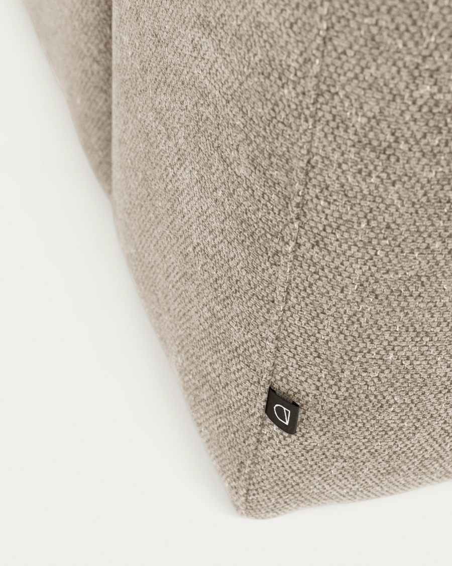 Canapé Blok 2 places en chenille beige 210 cm – Certifié FSC Mix Credit