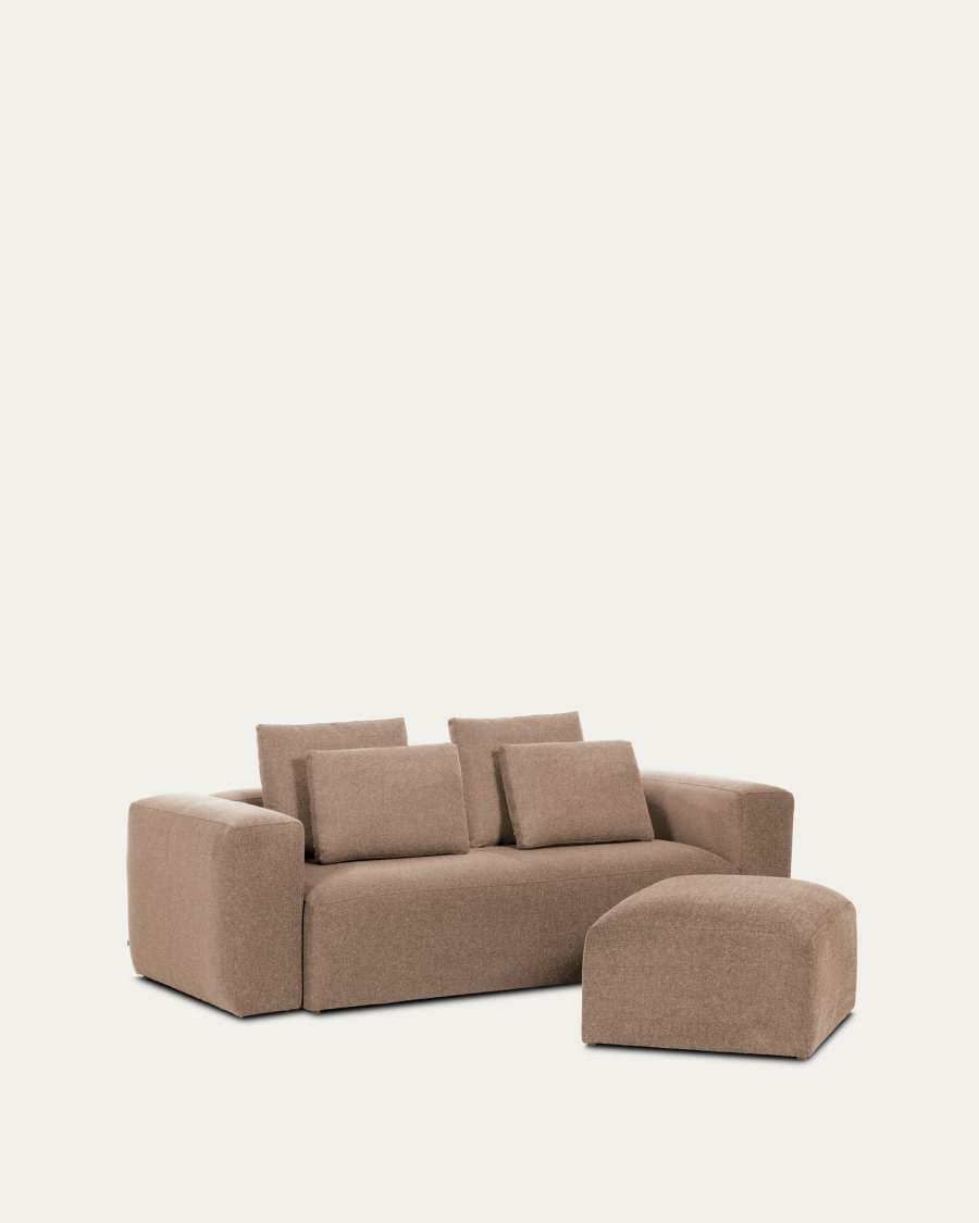 Blok Pouf rosa 90 x 70 cm