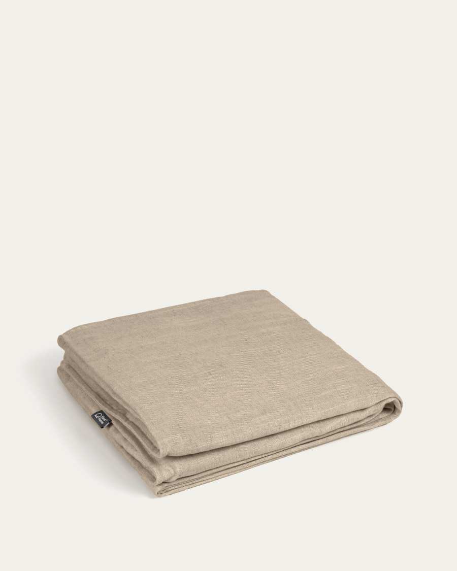 Blok 2 seater sofa with right-hand chaise longue cover in beige linen