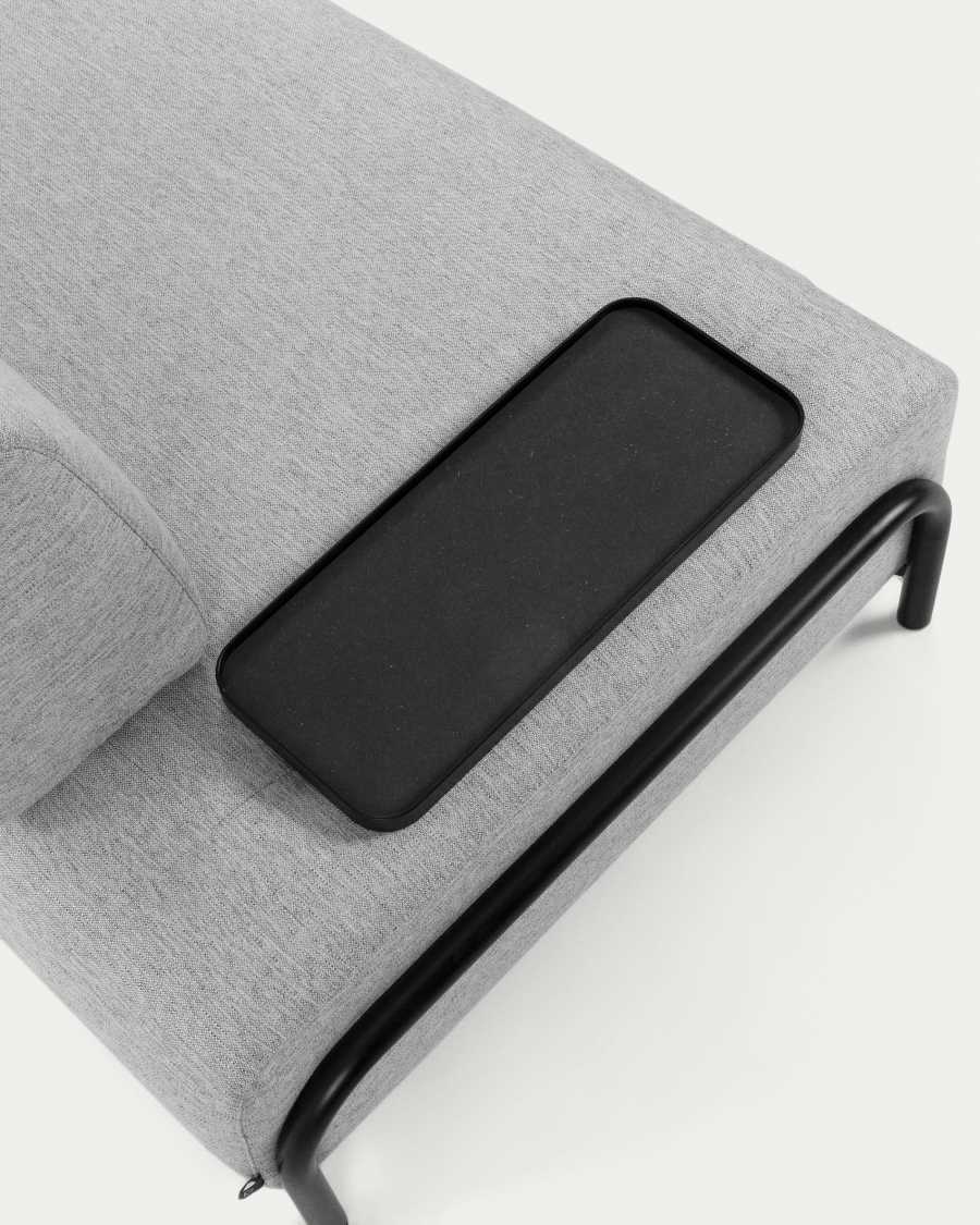 Divano Compo 3 posti grigio chiaro con vassoio piccolo 232 cm