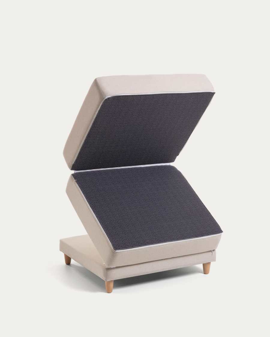 Chauffeuse Lizzie 70 x 60 (180) cm bleu