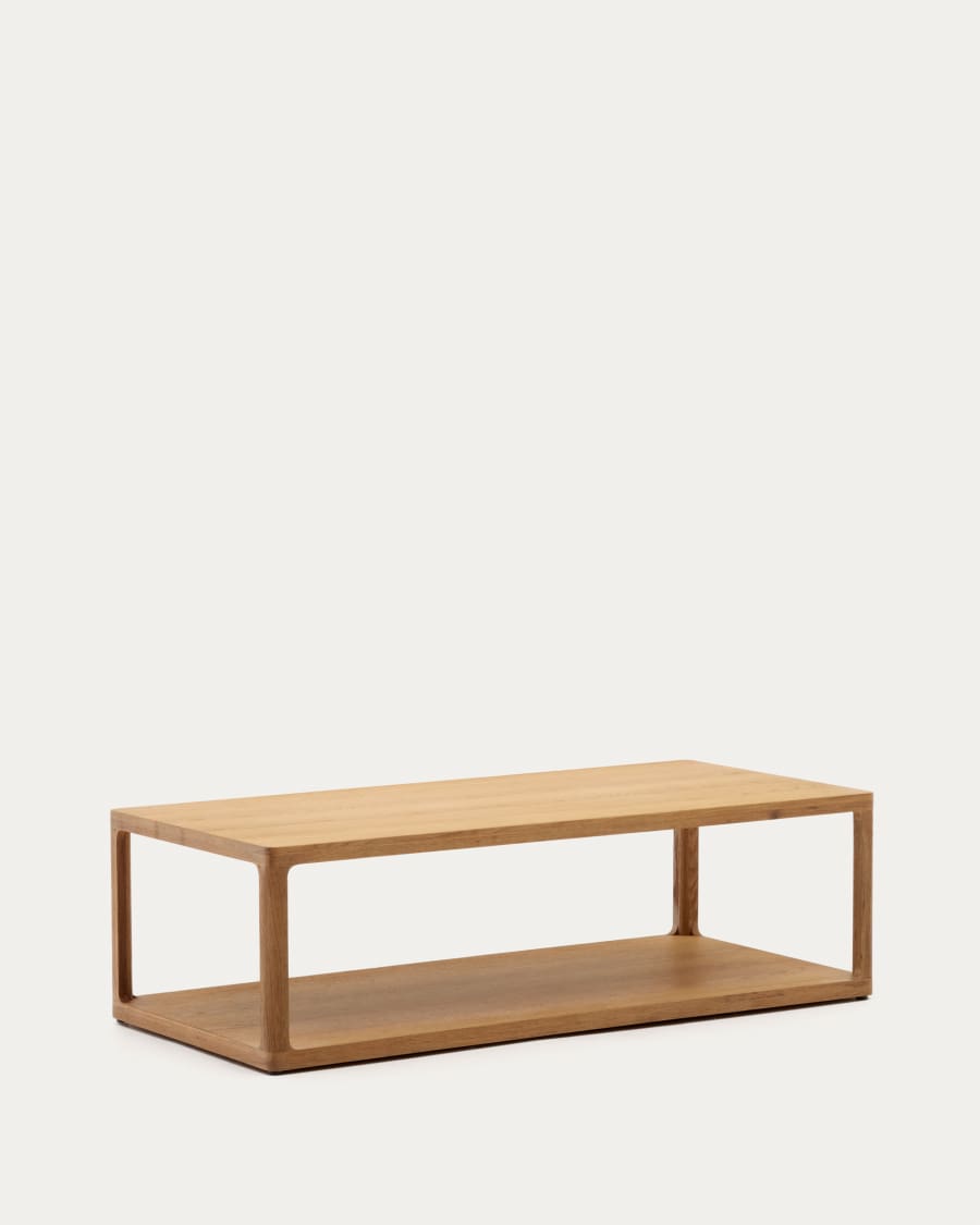Maymai oak wood coffee table 140 x 65 cm