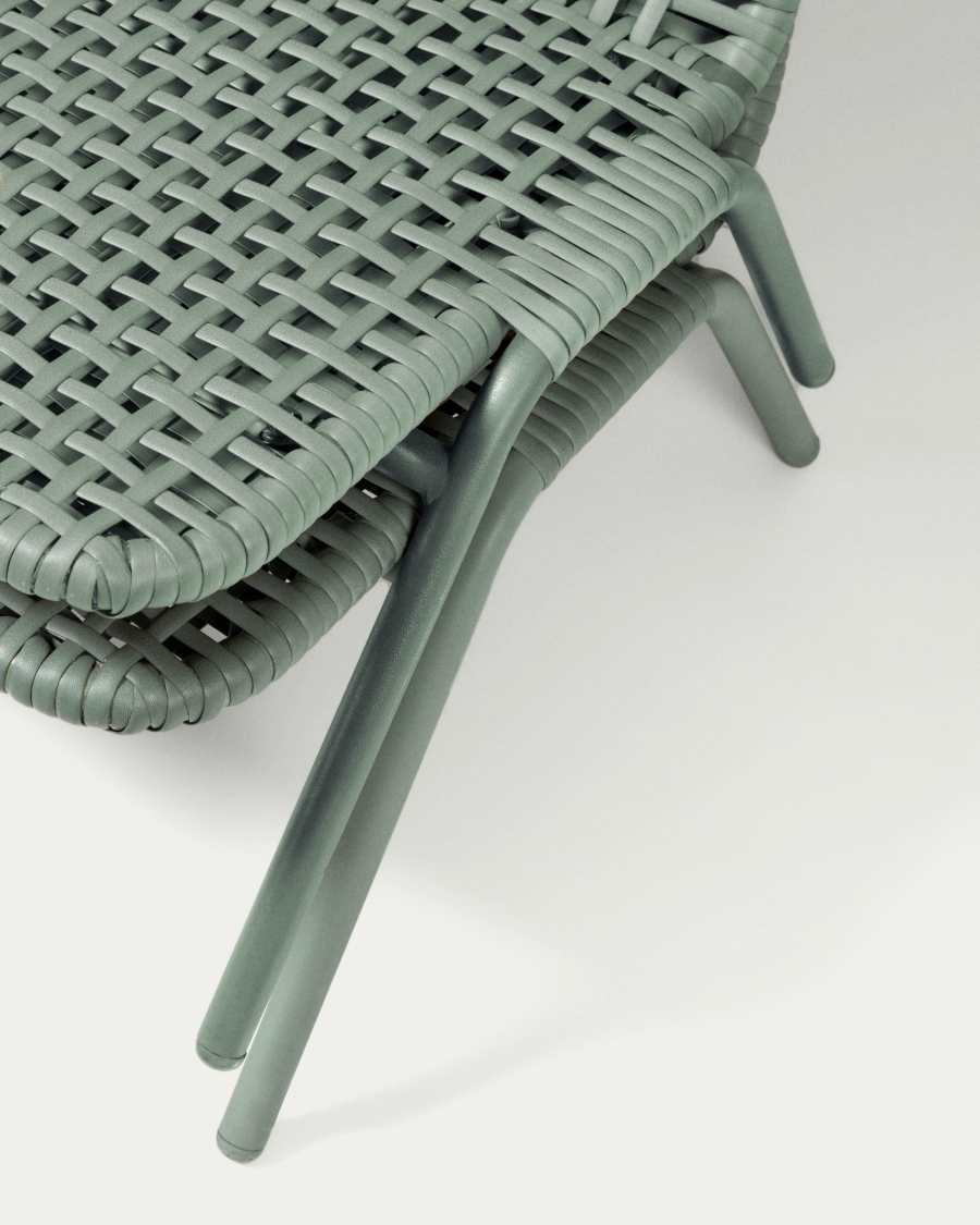 Wivina 2-seater sofa in green 120 cm