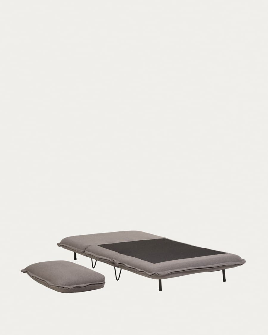 Miski 2-Sitzer Bettsofa grau 105 cm