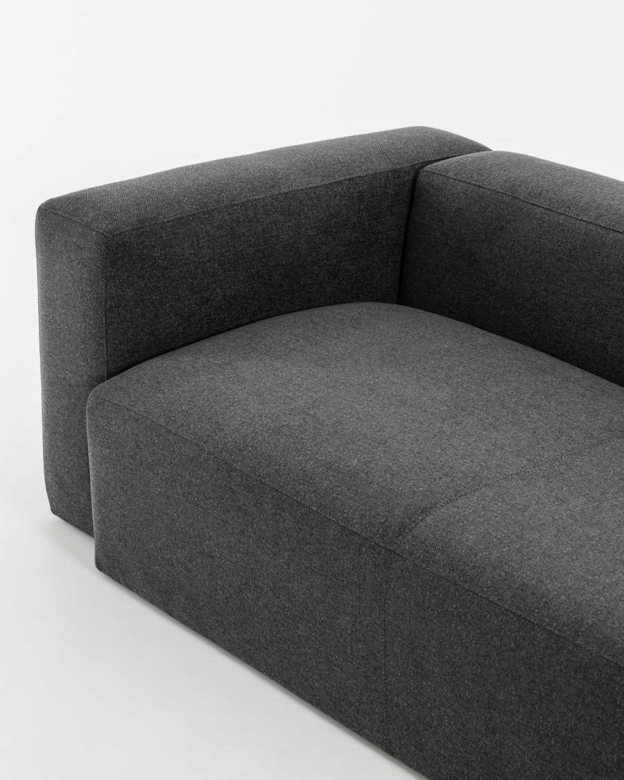 4-zits hoekbank Blok grijs 320 x 230 cm