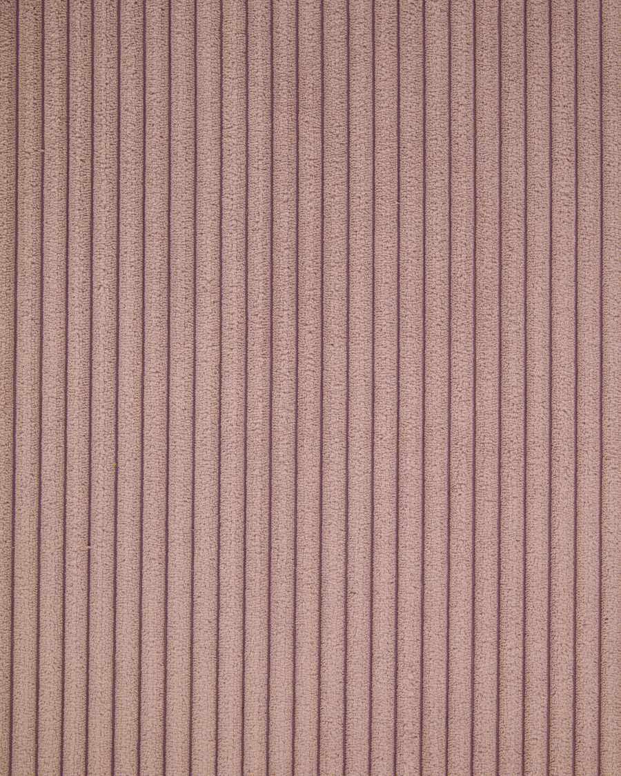 Blok 4 seater corner sofa in pink wide seam corduroy, 320 x 230 cm / 230 x 320 cm FSC Mix Credit