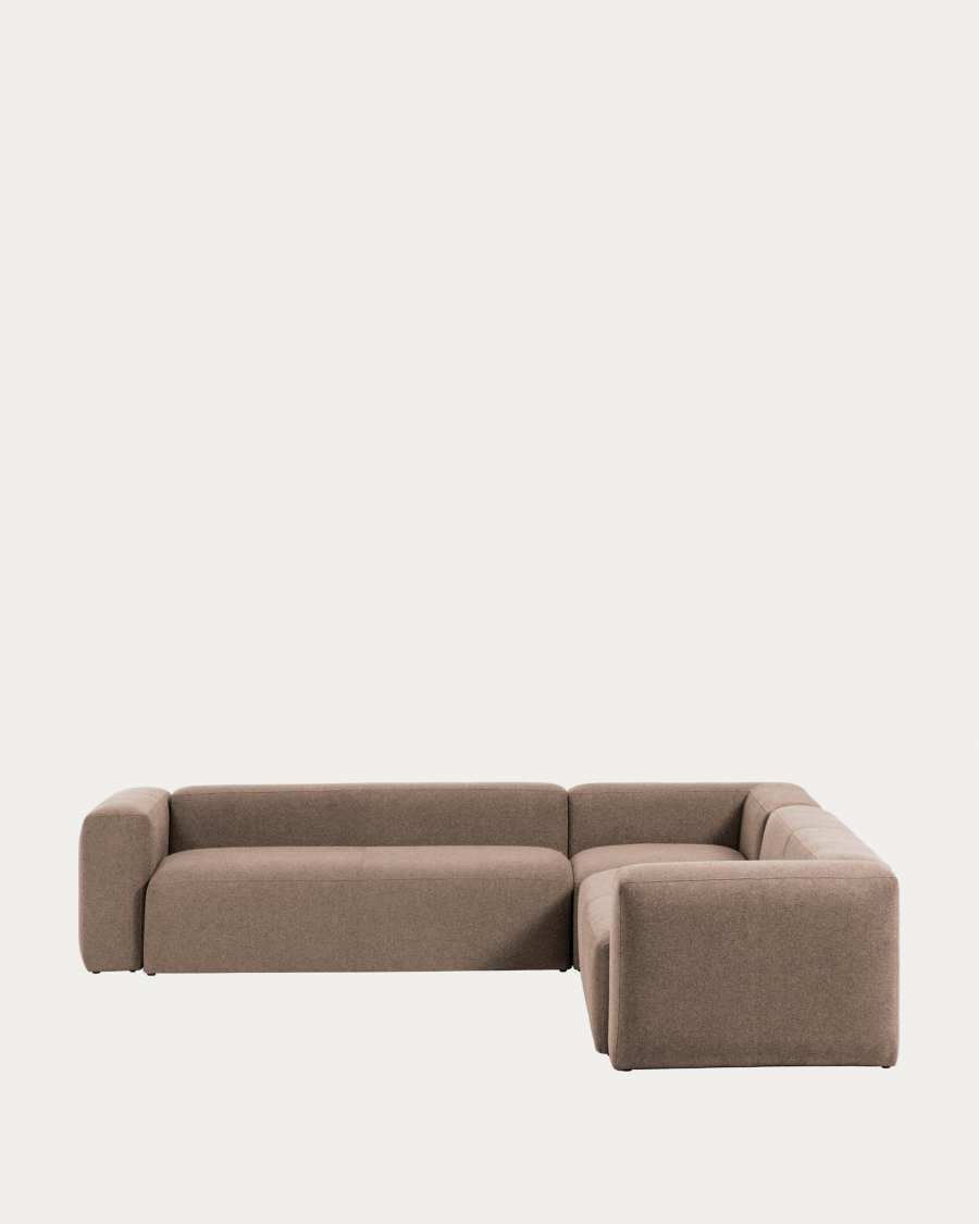 Blok 6-seater corner sofa in pink 320 x 320 cm