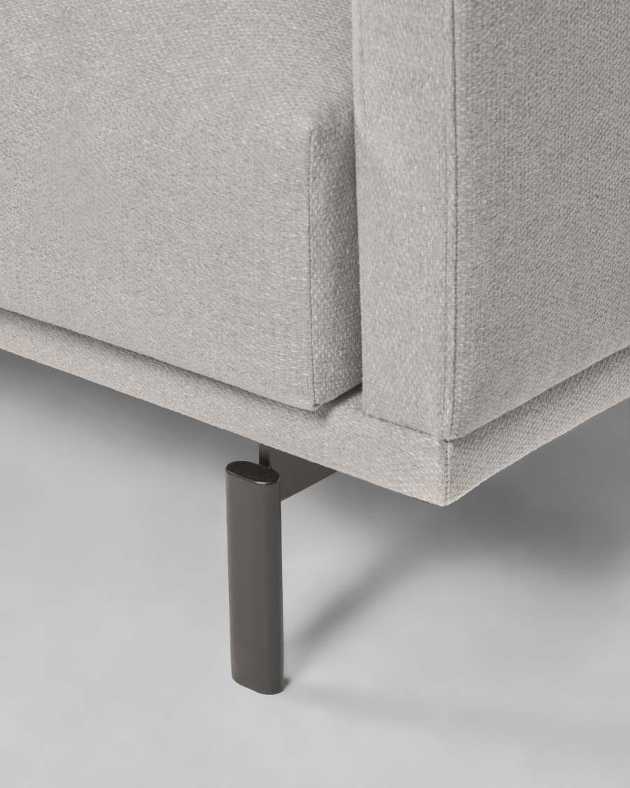 Galene 4-seater sofa with right-hand chaise longue in beige 314 cm